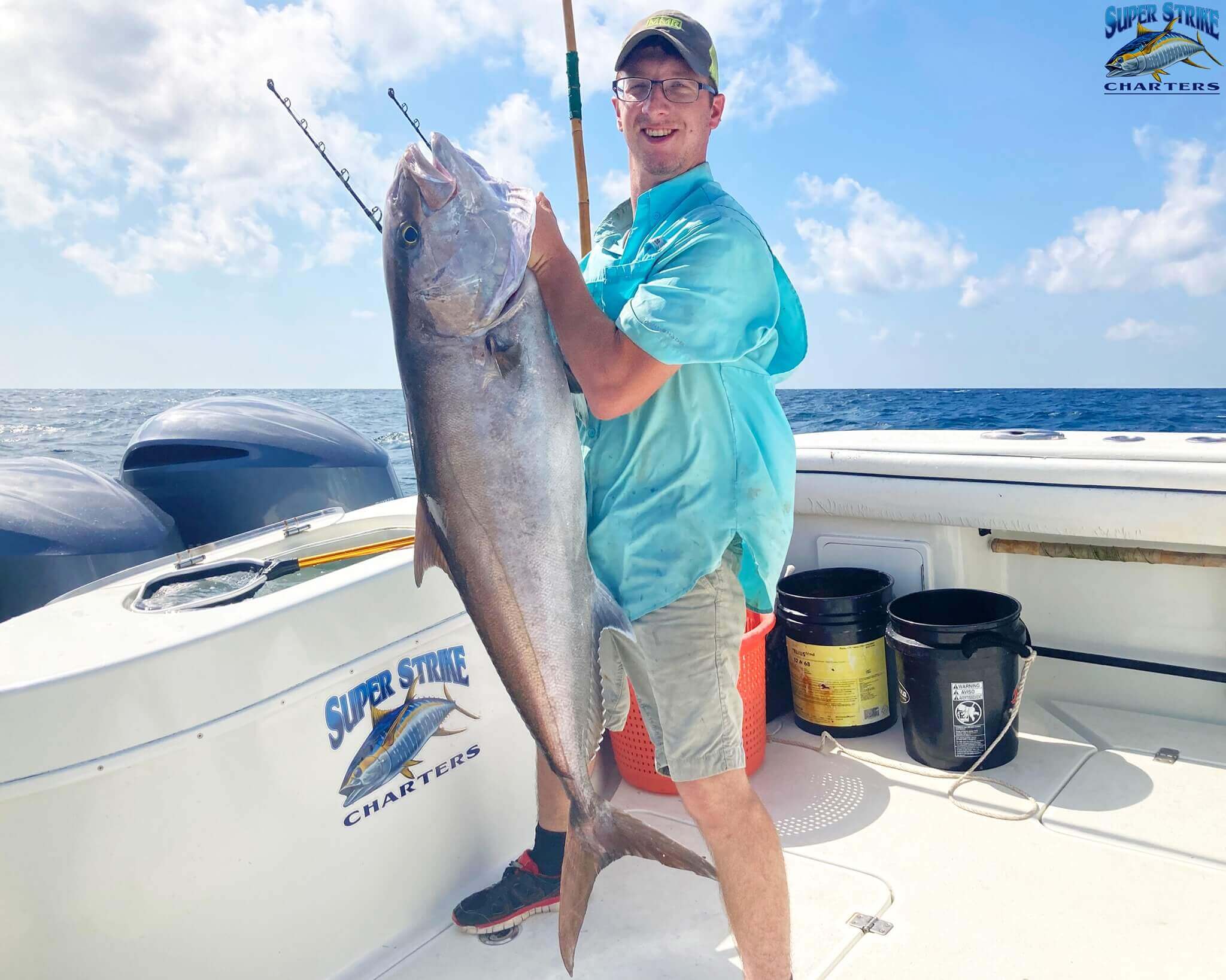 Catch Amberjack with Superstrike Charters