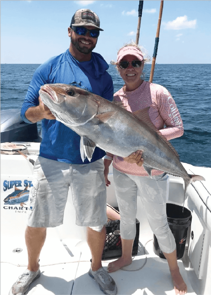 Amberjack fishing in Venice, Louisiana