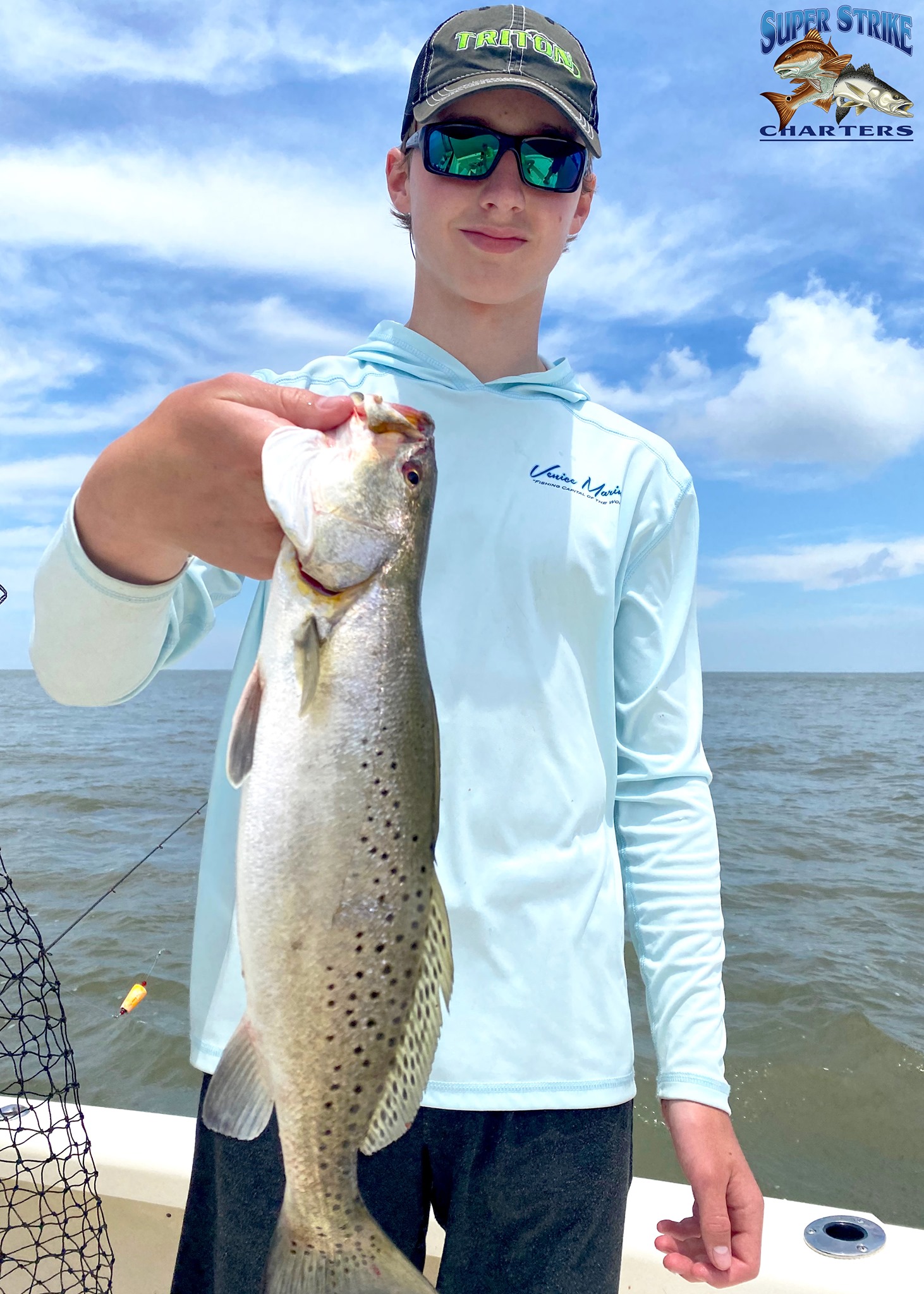 Speckled trout fishing charter