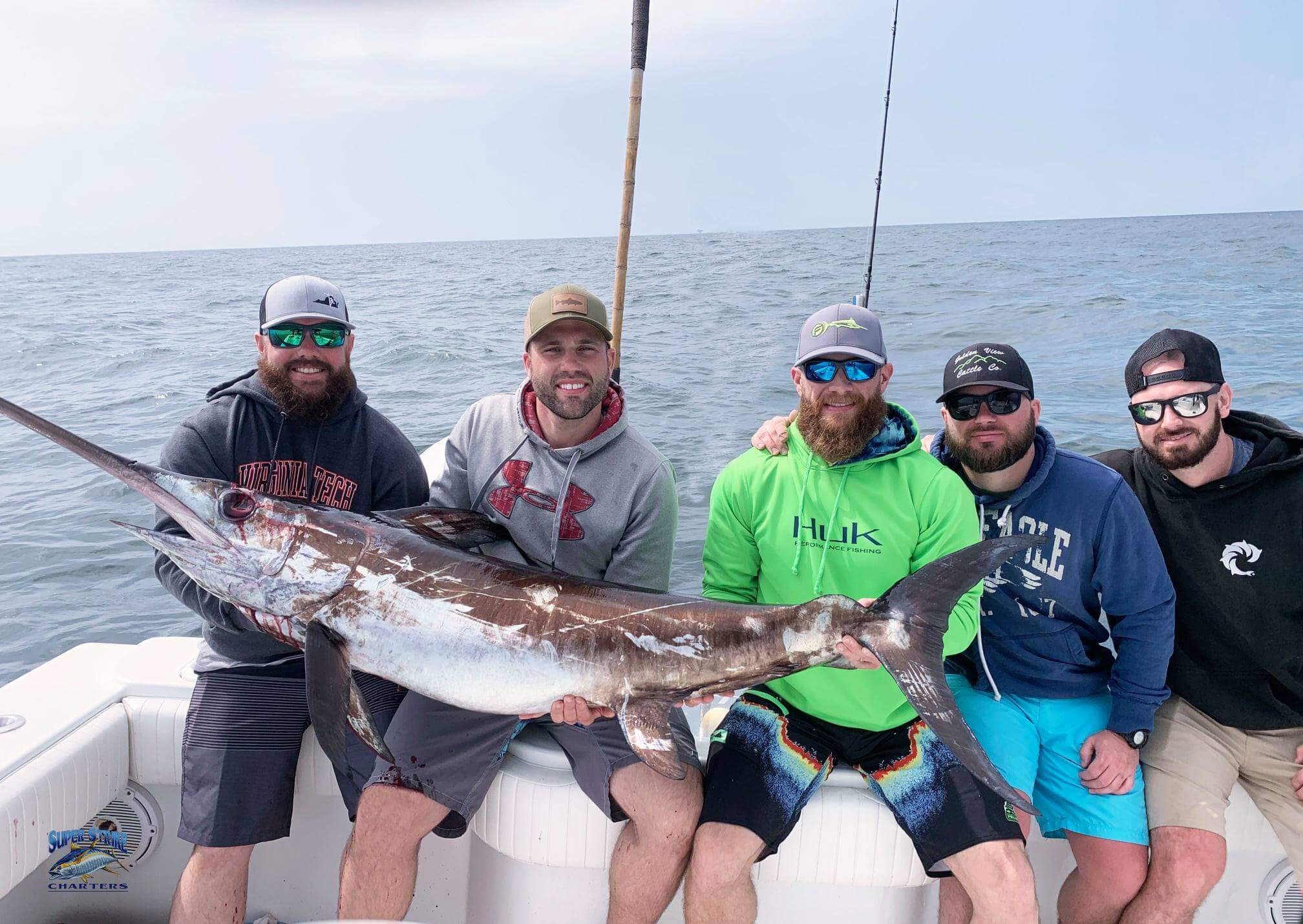 Swordfish caught on fishing charter in Venice, Louisiana