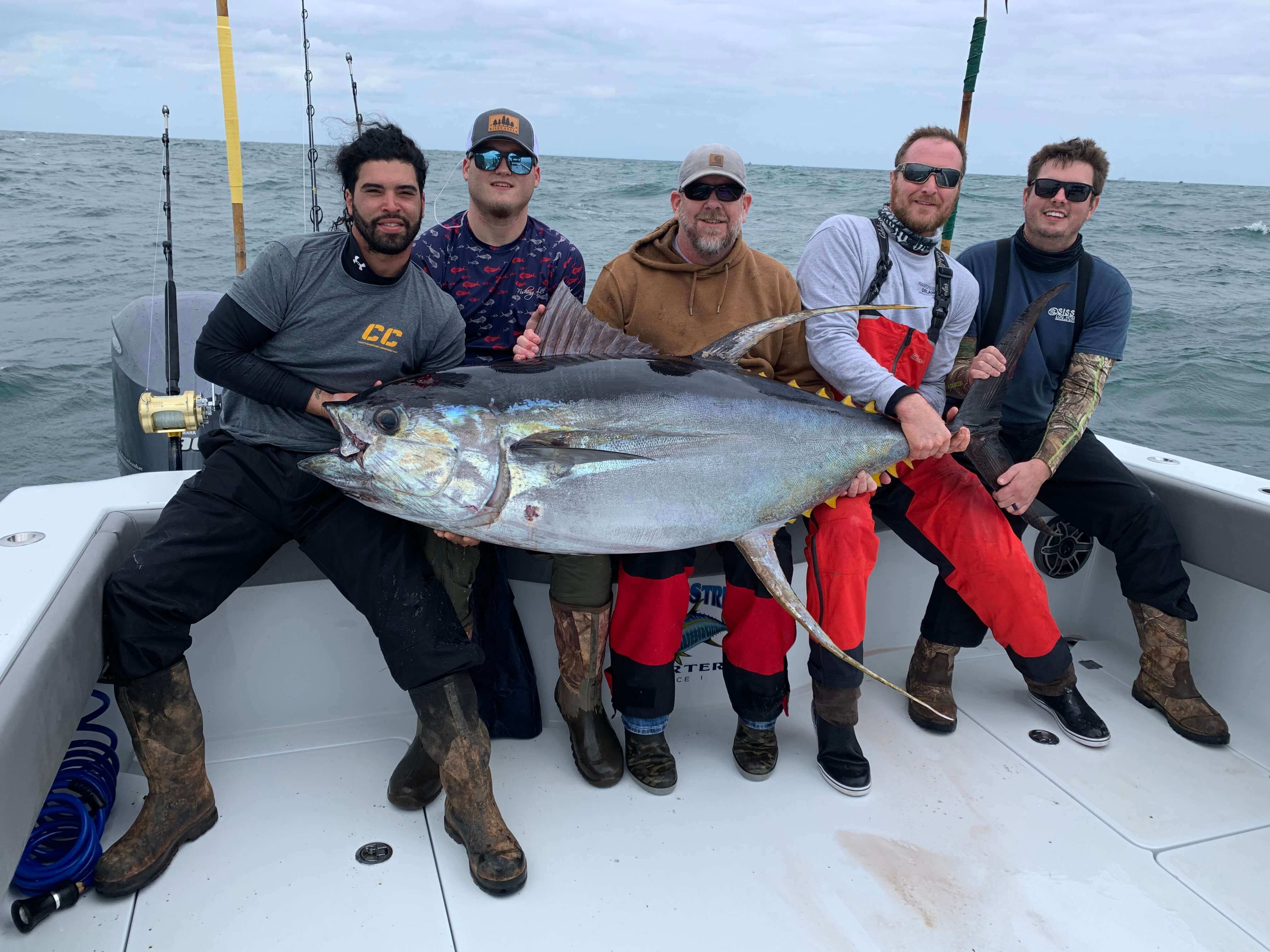 Yellowfin Tuna caught on fishing charter in Venice, Louisiana