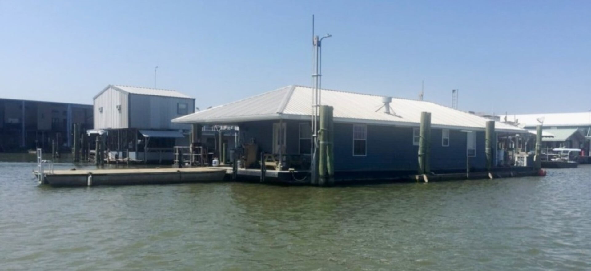 Houseboat 6, The Pearl, for fishing charters in Venice, Louisiana